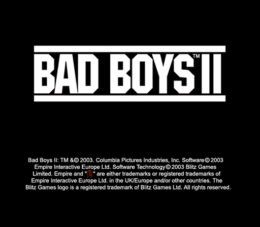 Bad Boys (PS2) Bad Boys II Old Legal 1.png