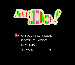 Mr. Do! SNES Level Select.png