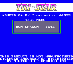 Super 8 Tri-Star SNES TEST MENU.png