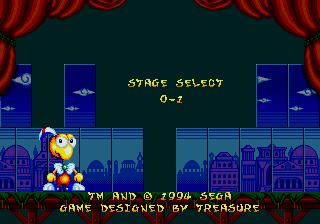 Dynamite Headdy Genesis Stage Select.png