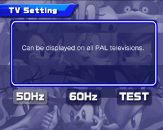 Sonic Heroes PS2 - TV Setting Screen.png