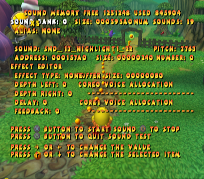 Pac-Man World 2 (PlayStation 2)-debugmenu1.png