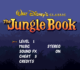 The Jungle Book Snes The Cutting Room Floor