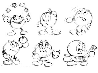 Pac-Man World Prerelease Dimitri Studio Concept Art Sketch 04.png