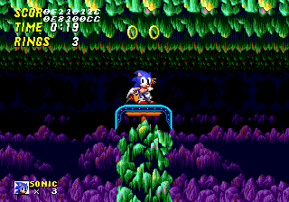 The level design was copied from Simon Wai to the final version of Sonic 2 so that the objects were placed correctly.