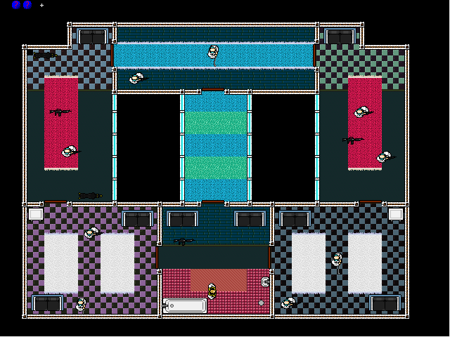 Hotline Miami карта. Hotline Miami Level Map. Карта Хотлайн Майами сверху.