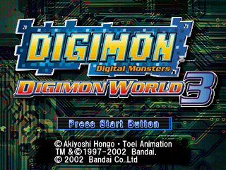 Digimon World 3 For Playstation 1