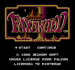 nes faxanadu