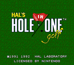 HAL's Hole in One Golf (Europe) title.png