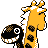 Pokemon Gold and Silver (U) Girafarig back.png