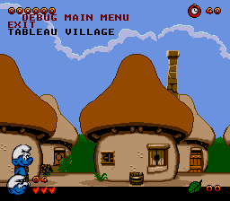 Smurfs Sega CD Level Select.png