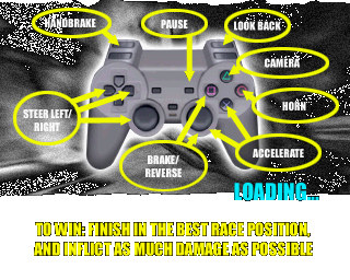 Demolition Racer PS1 EU demo loading palscren.png