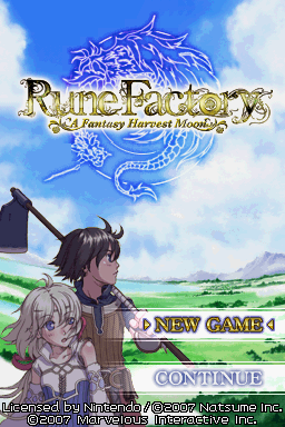 rune factory 2 harvest moon