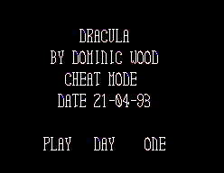 Bram Stoker's Dracula Master System Cheat Mode.png