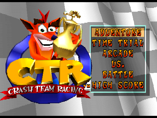 crash bandicoot racing ps1