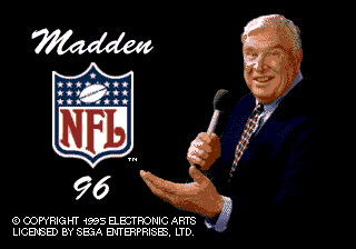 Madden '96 (Game Boy) - The Cutting Room Floor