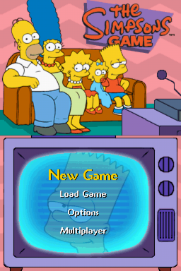 The simpsons on sale nintendo game