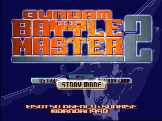 [Análise Retro Game] - Gundam Battle Assault 2 - Playstation One Gundam_Battle_Master_2_Title
