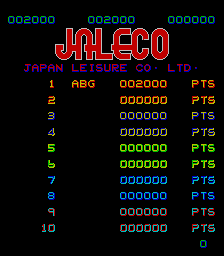 Blue Print (JP) High Score Table.png