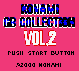 Konami GB Collection Vol. 2 (Game Boy Color) - The Cutting Room Floor