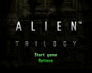 alien trilogy psx flyer