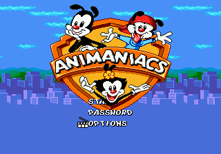 Animaniacs Genesis USA unused StartPasswordOptions text.png