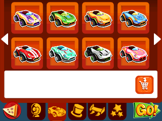 Garfieldkart3ds Car selection.png