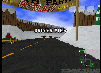 SouthParkRallyPS1 Nov2-99 DriverView.png