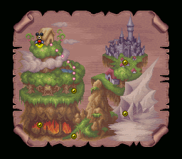 [snes] Test Magical Quest 3 Mickey to Donald MQ1WorldMapF