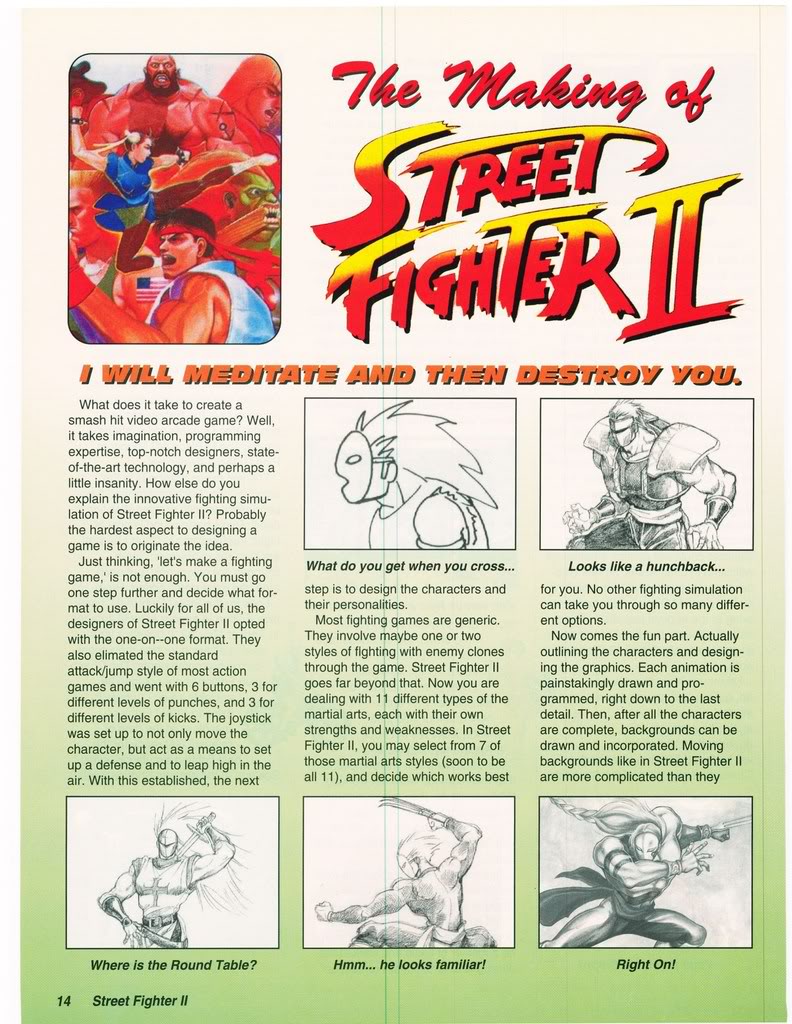 Street Fighter II - The Cutting Room Floor