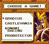 Konami GB Collection Vol.1 (Europe) menu.png