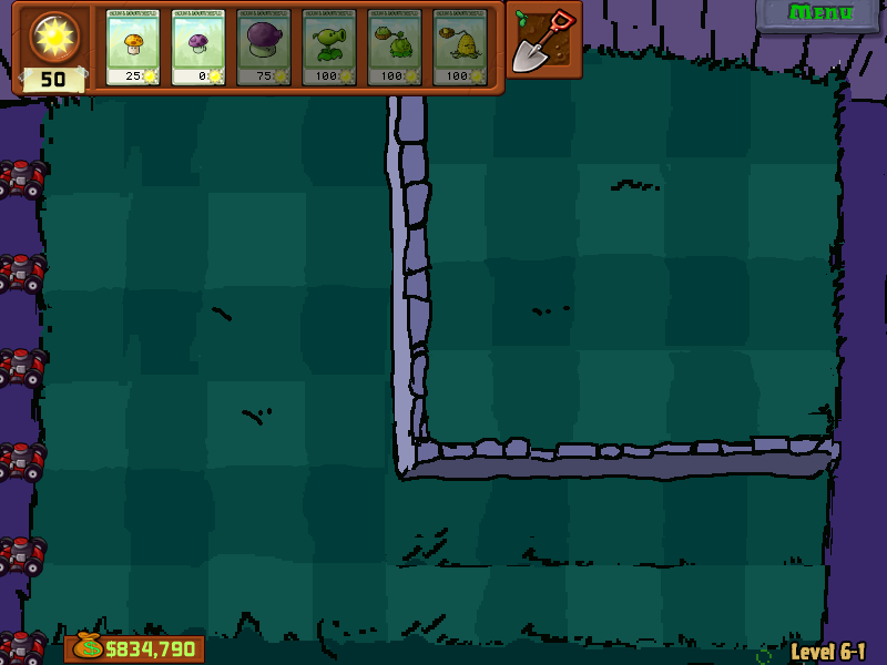 Proto:Plants vs. Zombies (Windows, Mac OS X)/0.1.1.1014 - The Cutting Room  Floor