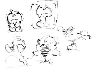 Pac-Man World Prerelease Dimitri Studio Concept Art Sketch 06.png