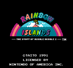 rainbow islands nes