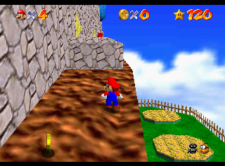 A cut Super Mario 64 stage has resurfaced from an old Nintendo report