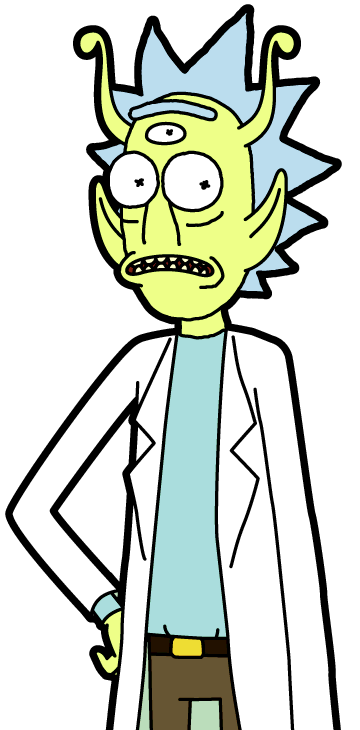 Pocket Mortys-Alien Rick-2 Arms-Front.png