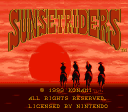 sunset riders snes