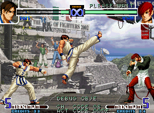 Screenshot of The King of Fighters 2002: Challenge to Ultimate Battle (Neo  Geo, 2002) - MobyGames