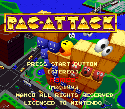 Pac-Attack (SNES) - The Cutting Room Floor