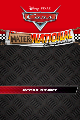 Cars Mater National Championship Nintendo DS The Cutting Room