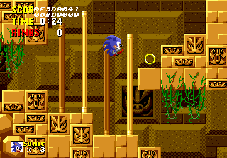 Sonic The Hedgehog Genesis The Cutting Room Floor - laberanth zone sonic roblox