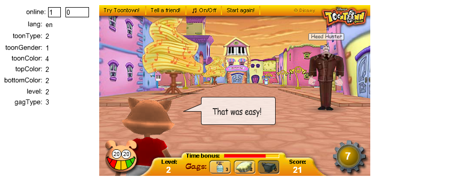 Toontown Cog Crush debug menu.png