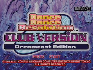 dance dance revolution club version dreamcast edition