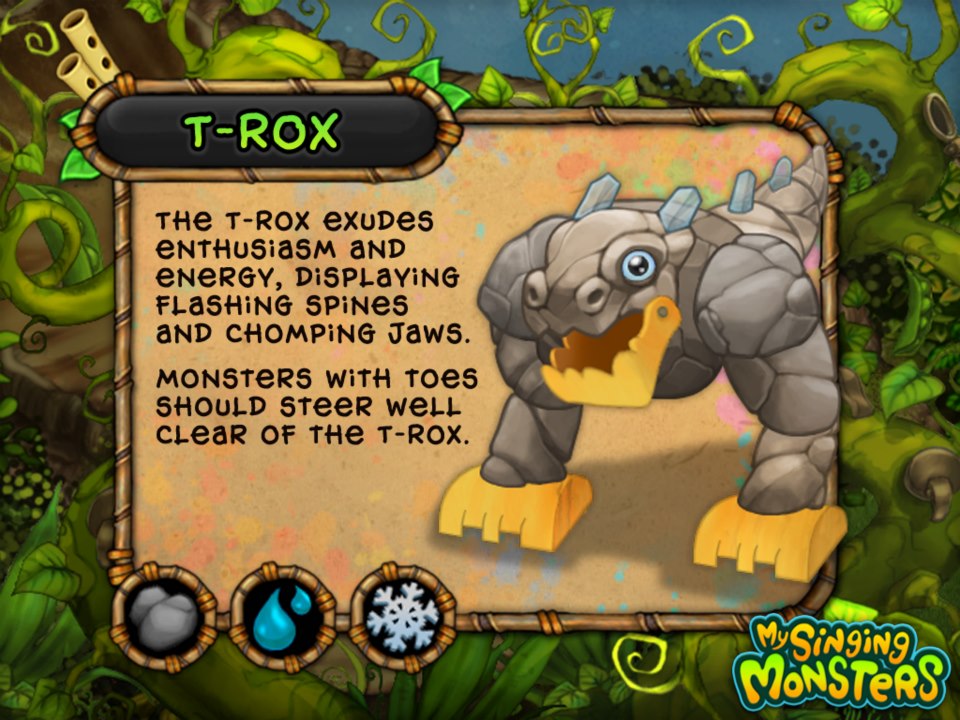 How to draw a T-Rox from My Singing Monsters step by step 