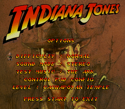 Indiana jones hot sale snes