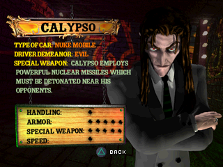 Twisted Metal 4 PS1, Calypso Gameplay Walkthrough