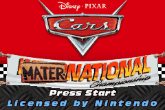 Cars Mater National Game Boy Advance