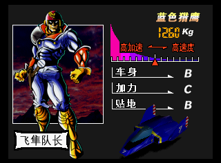 F-Zero X - Weilai Saiche (China) (iQue) RacerSelect.png