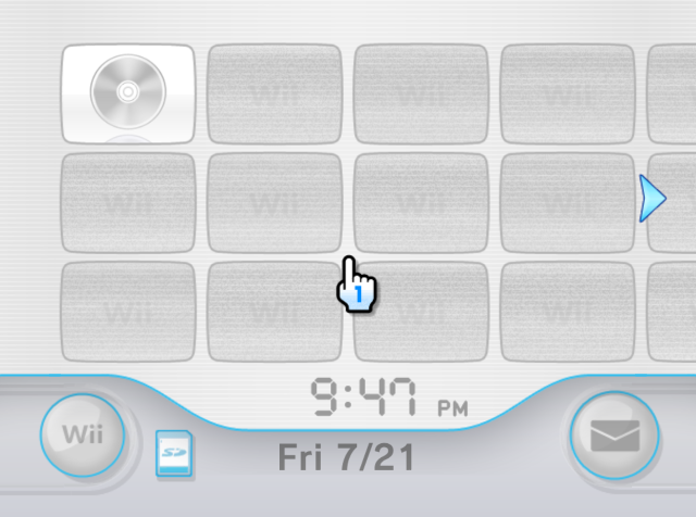Wii Menu Hacked