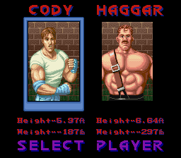 Final Fight SNES Final Select Screen.png